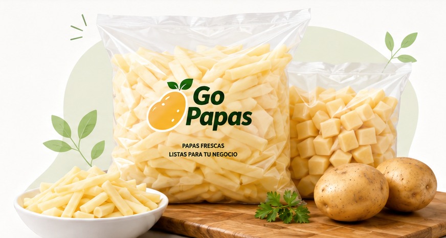 Papas procesadas y empacadas Go Papas